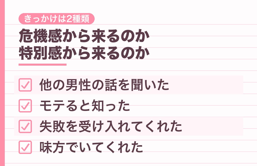 男性が「誰にも取られたくない」と思う瞬間はいつ？