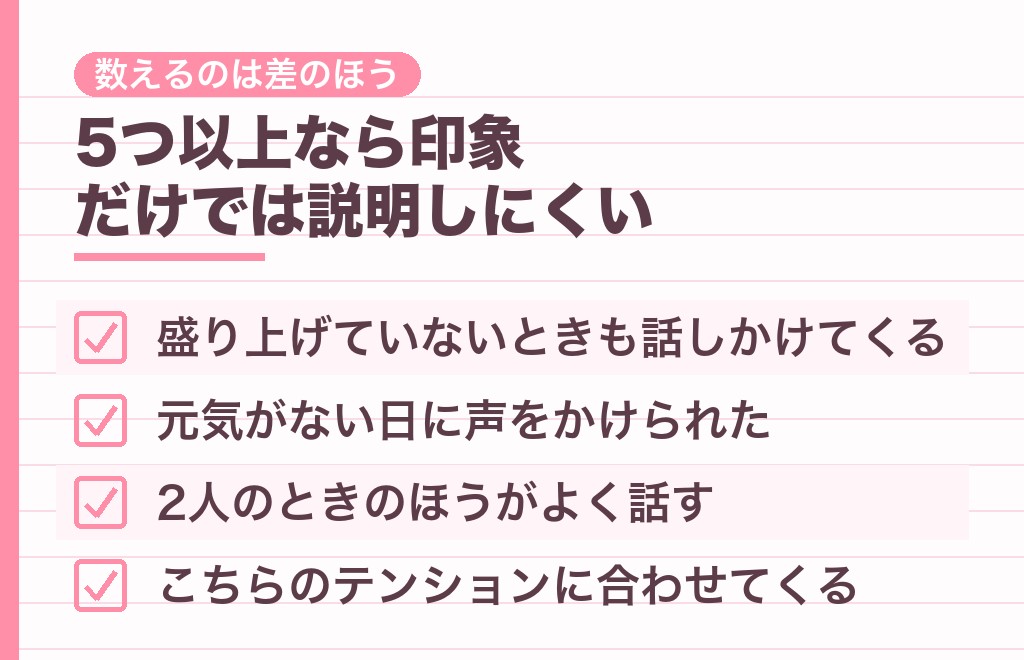 元気な女性の男性心理を読み違えないためのチェックリスト